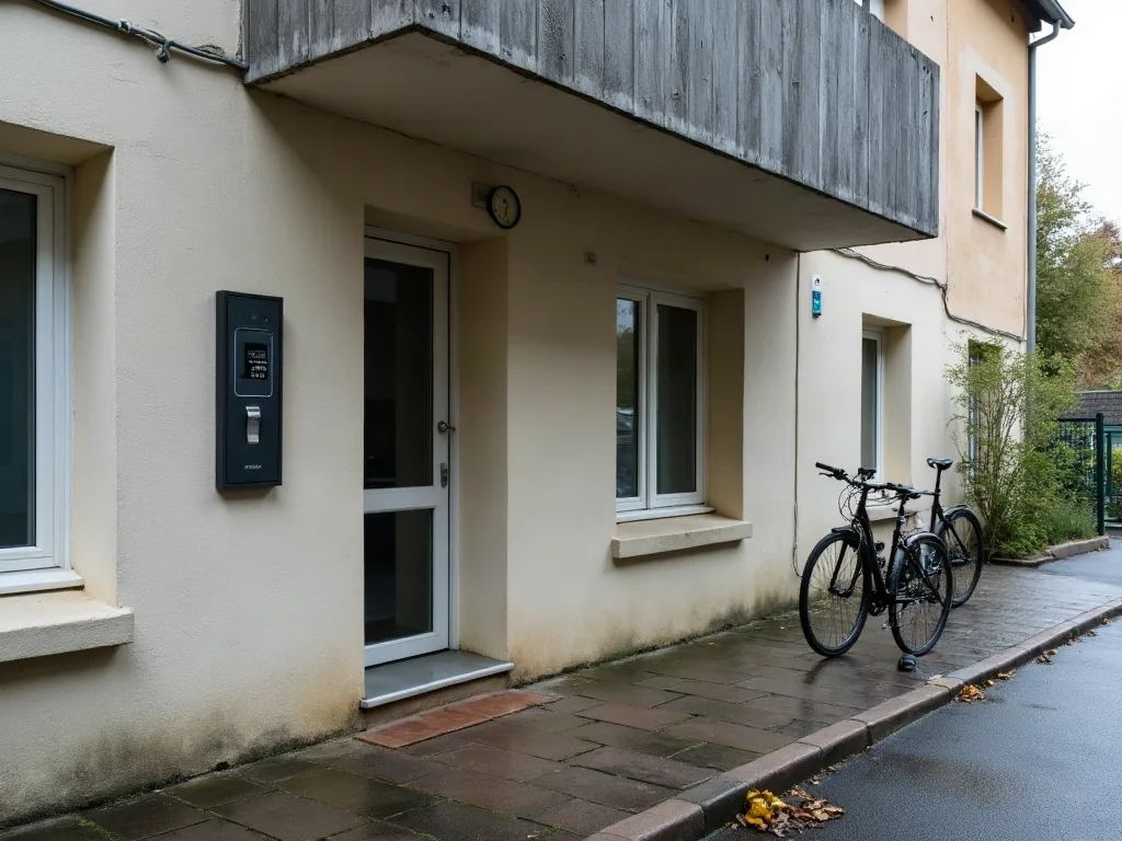 Quartiers de Caen à éviter en 2026 : ce qu'il faut vraiment savoir Entrée d'immeuble rénové dans un quartier populaire