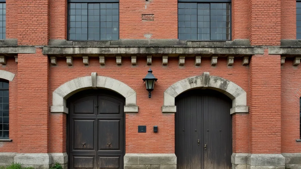 Roubaix : les quartiers à éviter et ceux qui valent vraiment le coup Détail architectural d'une façade en brique typique d'un quartier de Roubaix