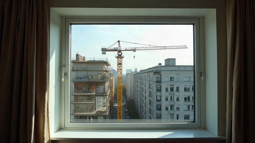 Quartiers de Lyon à éviter : ce que les chiffres disent vraiment Vue depuis un appartement sur un chantier de rénovation urbaine à Lyon