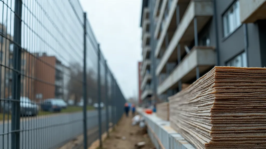 Quartiers à éviter à Bron : ce que révèlent vraiment les chiffres en 2026 Chantier de rénovation urbaine devant un immeuble d'habitat collectif sous un ciel couvert